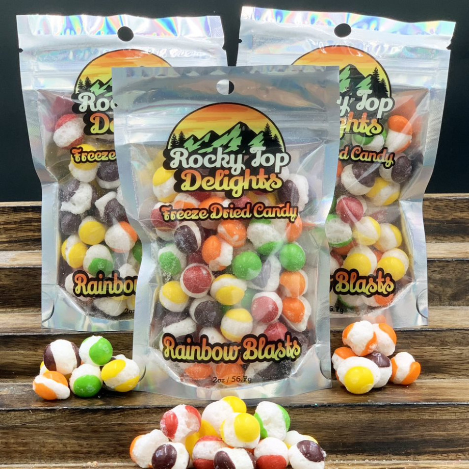 Rainbow Blasts - Freeze Dried Candy- 3oz bag- $9.99 Freese Dried Candy 